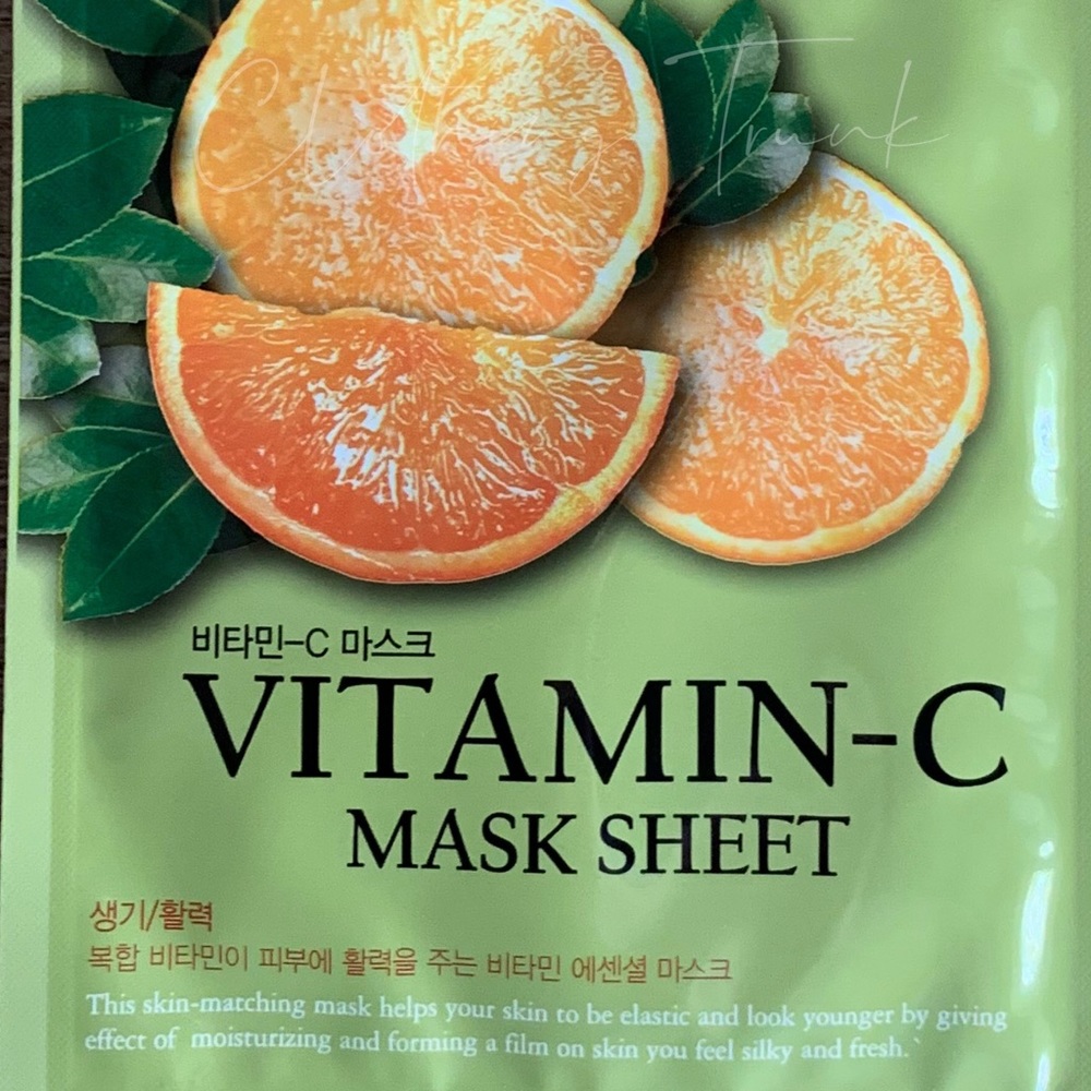 🔴Baroness Vitamin-C Sheet Mask | 6-Piece Spa Set | Brightening & Hydrating